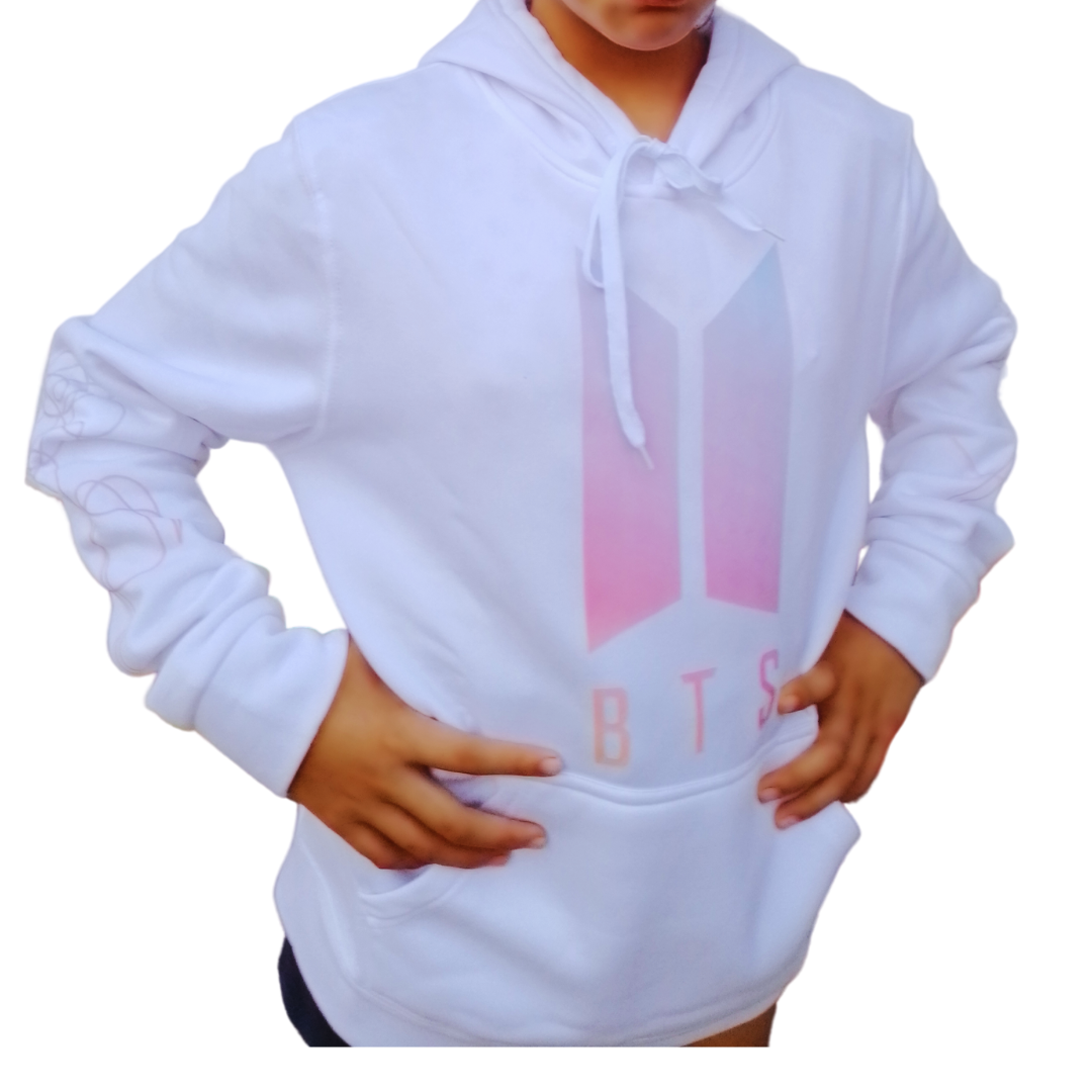 POLERA CON CAPUCHA BTS