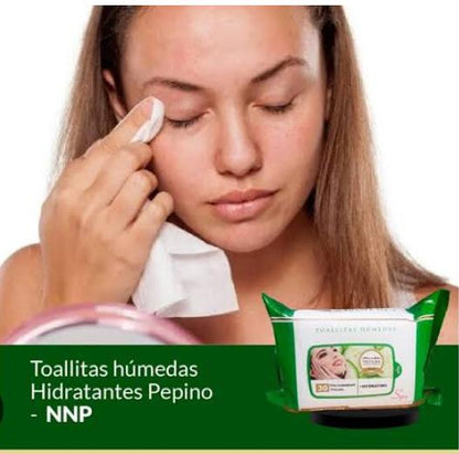 Toallitas húmedas Hidratantes Pepino