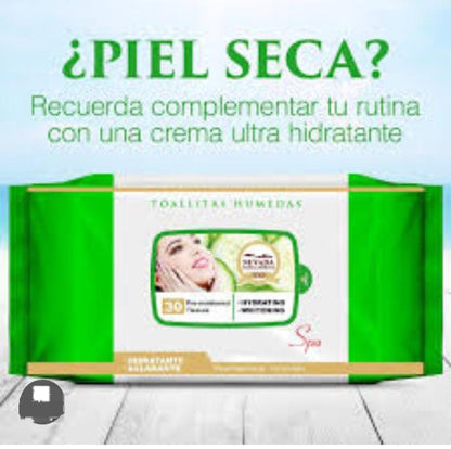 Toallitas húmedas Hidratantes Pepino