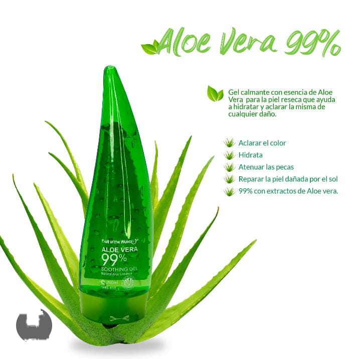 Aloe Vera 99% - Gel Calmante 260ml🍀🍀🍃