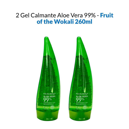 Aloe Vera 99% - Gel Calmante 260ml🍀🍀🍃