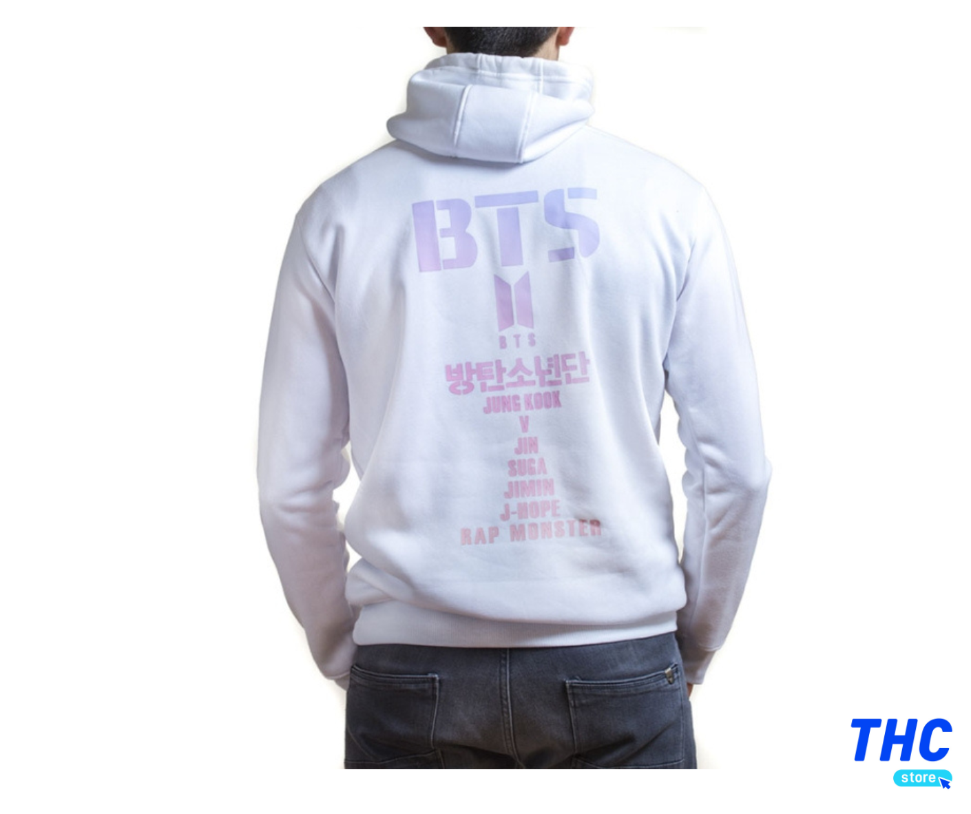 POLERA CON CAPUCHA BTS