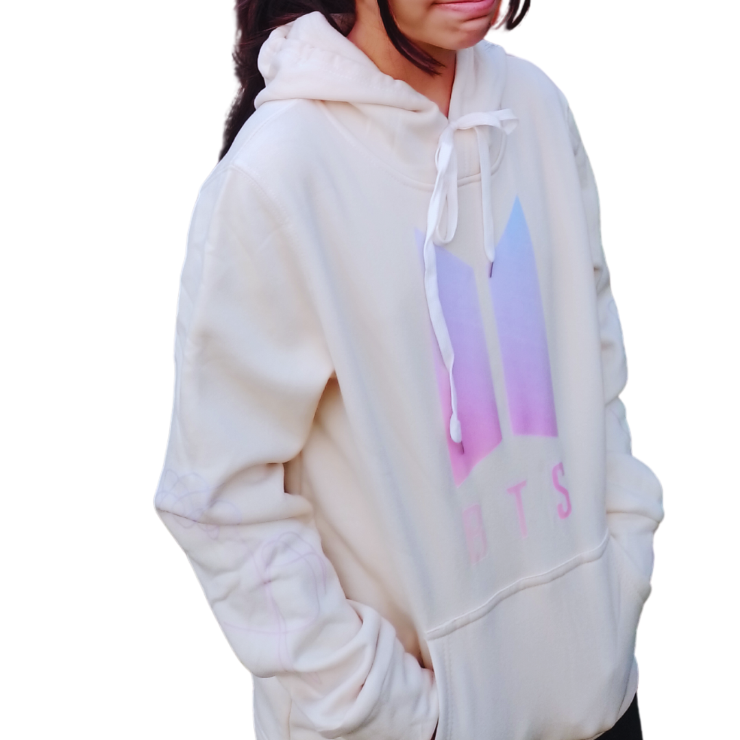 POLERA CON CAPUCHA BTS